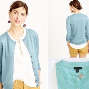 J Crew Tippi Merino cardigan - sky blue - S